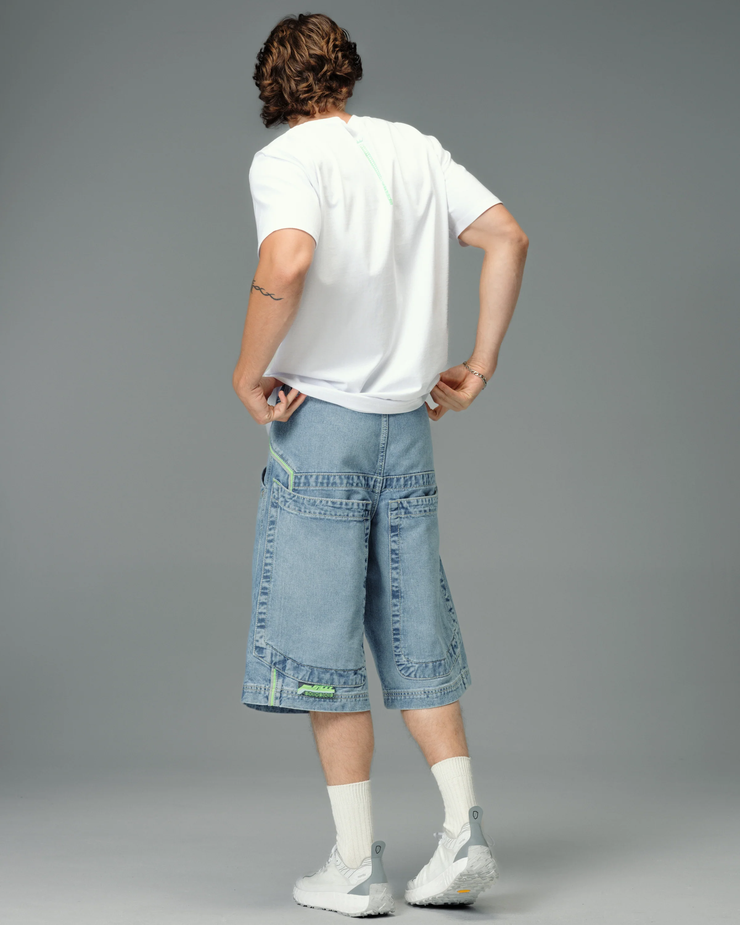 Sequencer Shorts. 15" Inseam. Vintage Stone. - Image 8