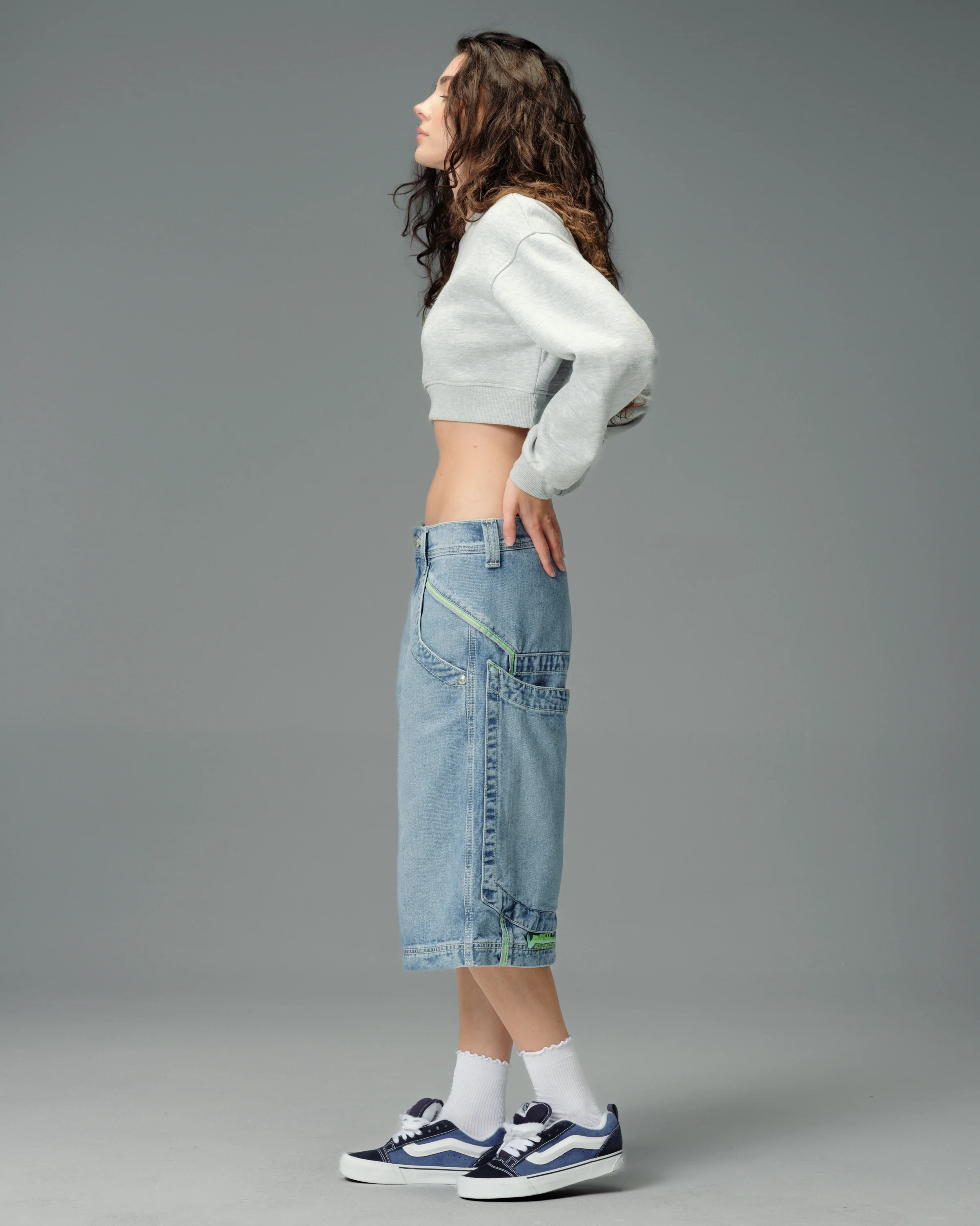 W Sequencer Shorts. 15" Inseam. Vintage Stone. - Image 8