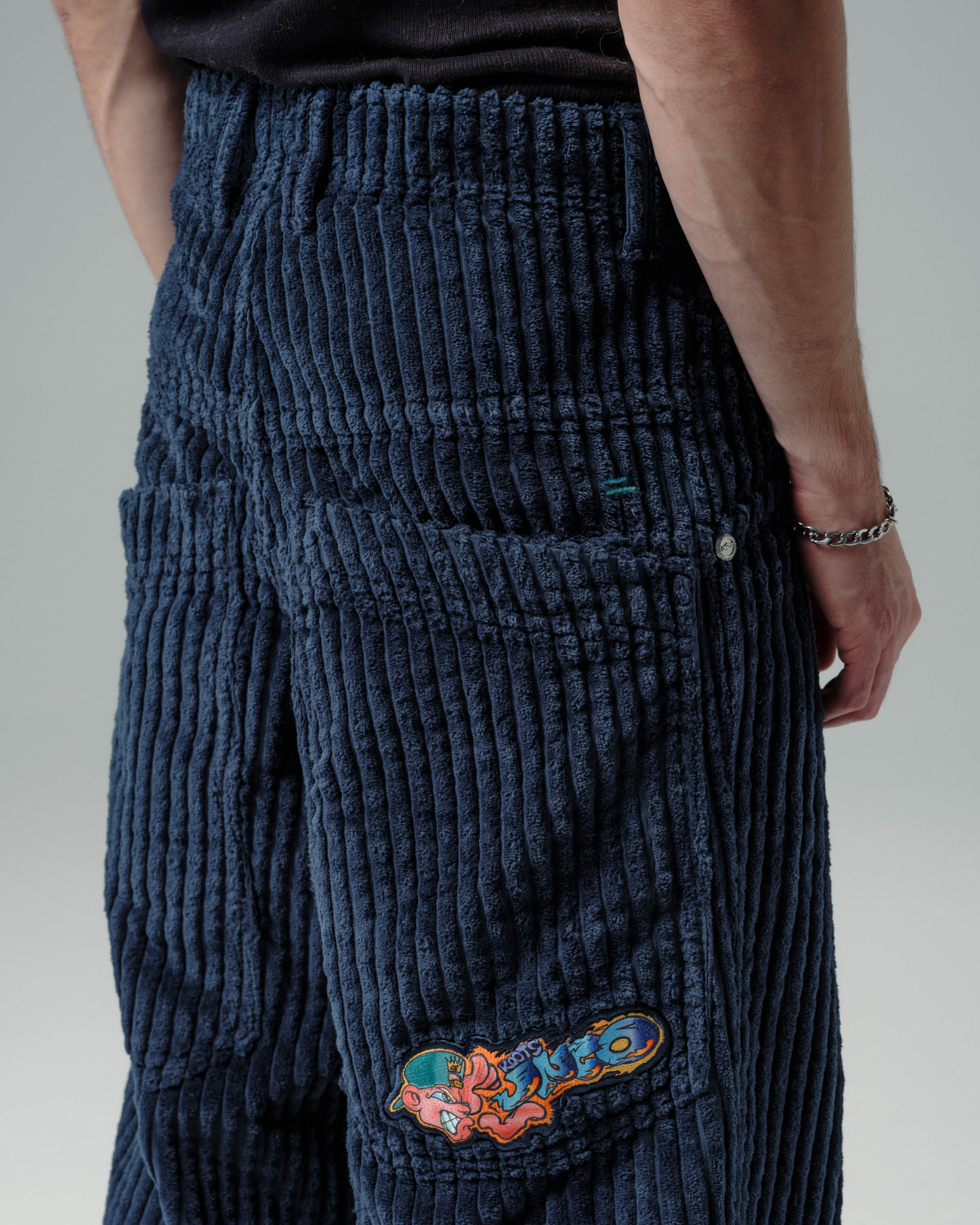 Wizard. 24". 2 Wale Corduroy. Navy. - Image 12