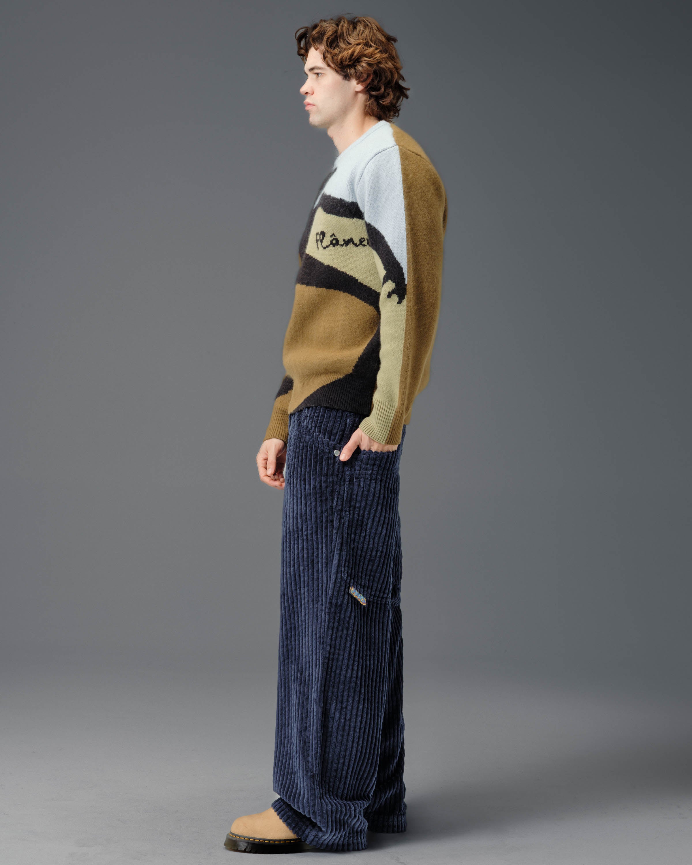 Wizard. 24". 2 Wale Corduroy. Navy. - Image 6